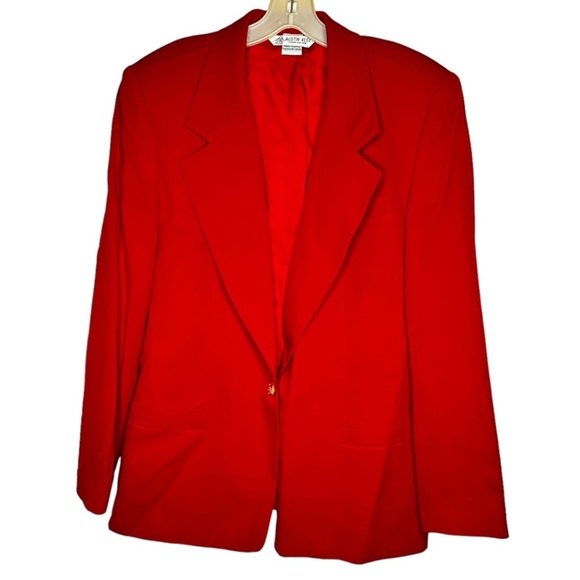 Vintage Austin Reed Wool Red Blazer - Picture 1 of 8